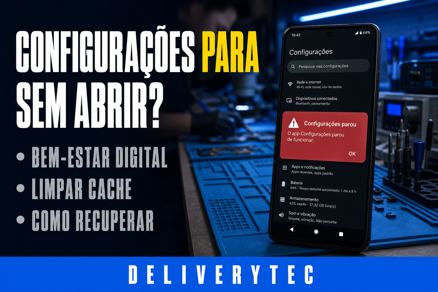 "Configurações Apresenta Falhas Continuamente"? Veja as Principais Causas