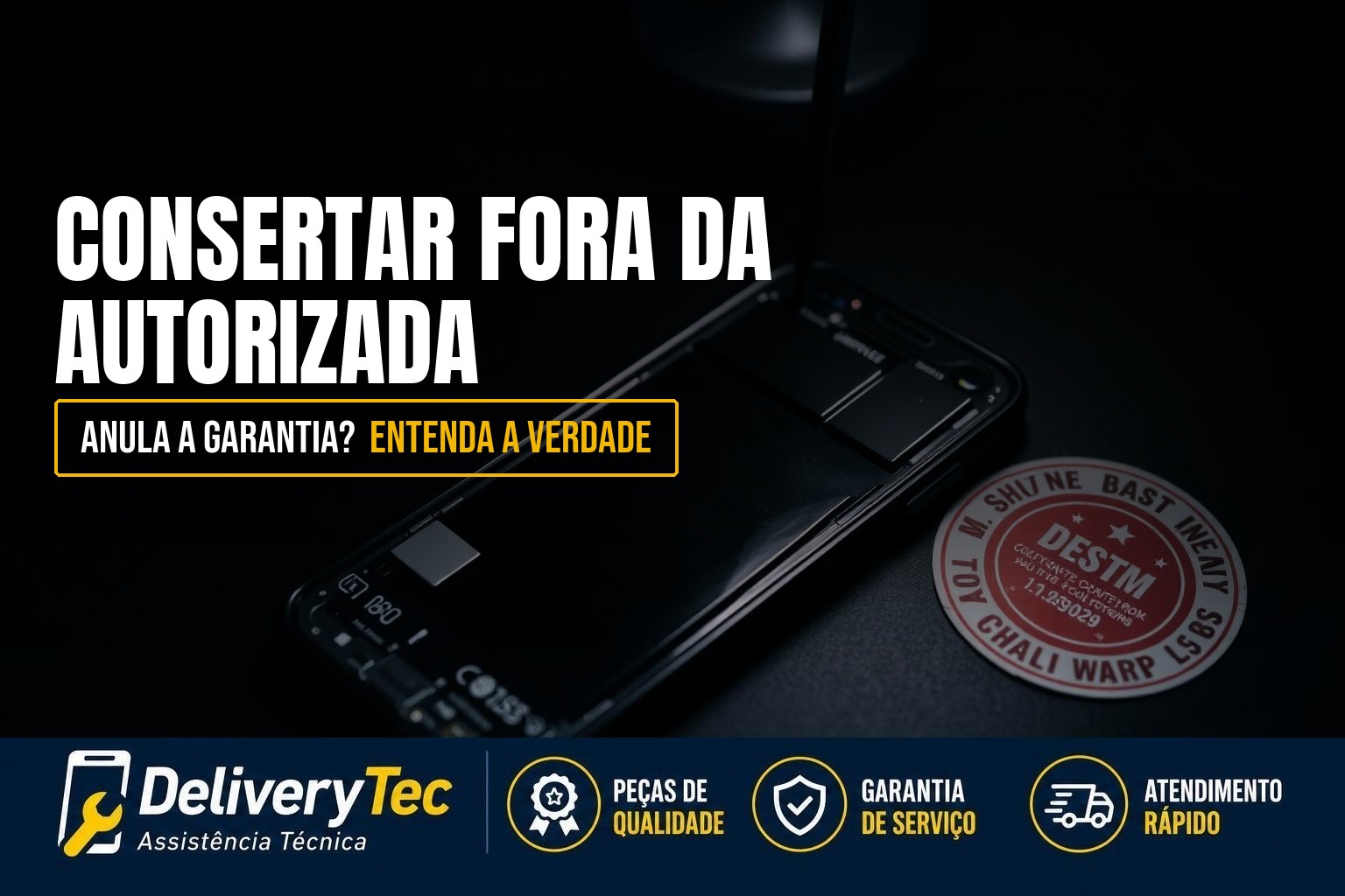 Consertar o Celular Fora da Autorizada Sempre Anula a Garantia? Entenda a Verdade