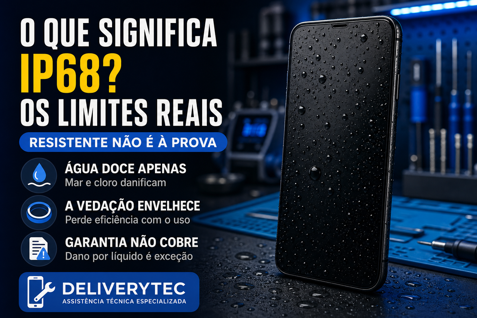 O que Significa IP68? Entenda os Limites da Resistência à Água