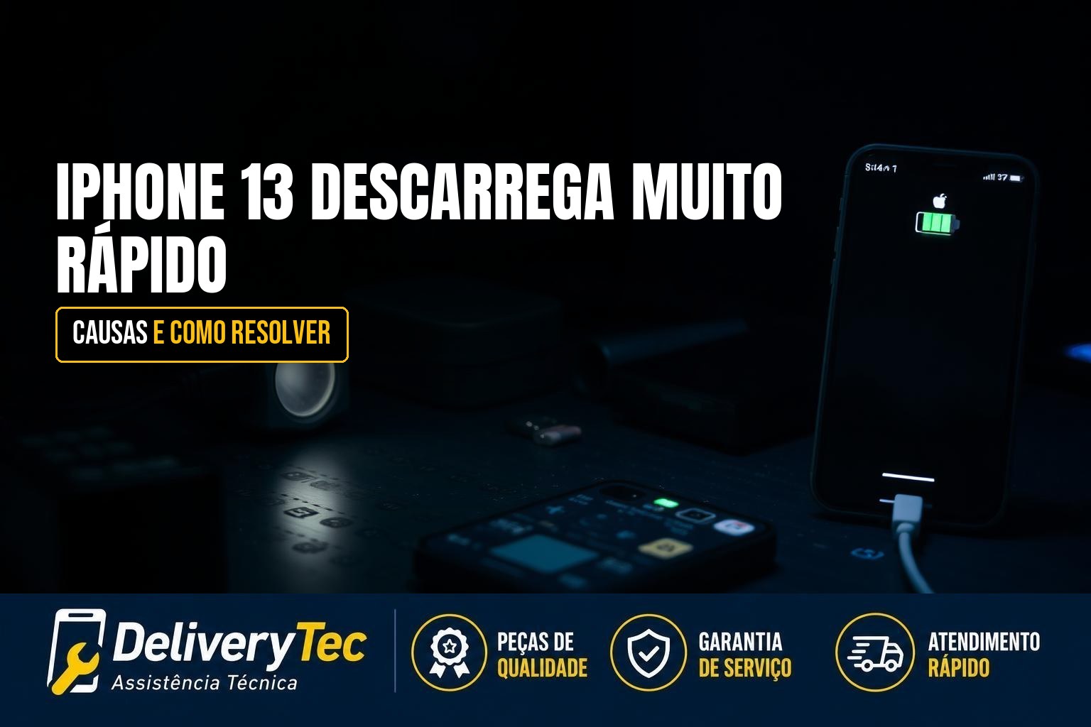 iPhone 13 Descarrega Muito Rápido? Descubra as Principais Causas e Como Resolver