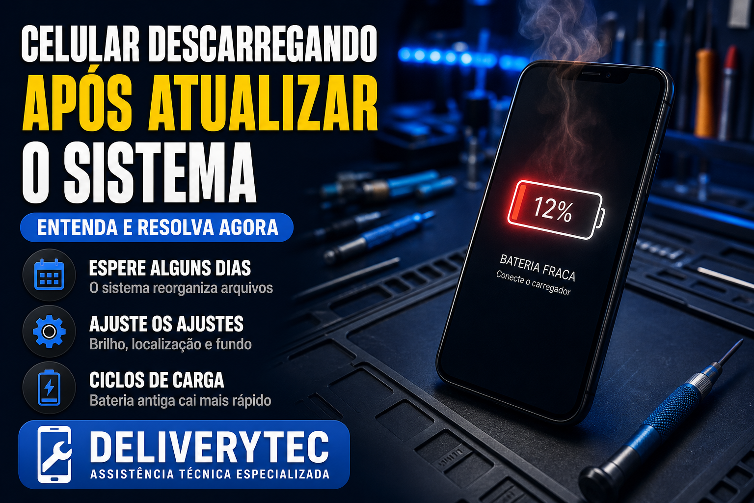 iPhone Descarregando Rápido Depois do iOS 26? Veja o que Está Acontecendo