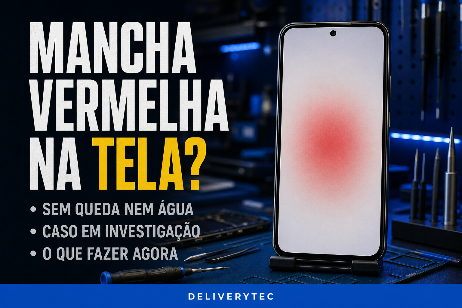 Galaxy S26 Ultra com Mancha Vermelha na Tela? Samsung Investiga o Caso