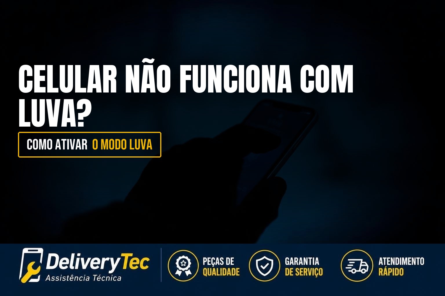 Celular Não Funciona com Luva? Veja Como Ativar o Modo Luva no seu Aparelho
