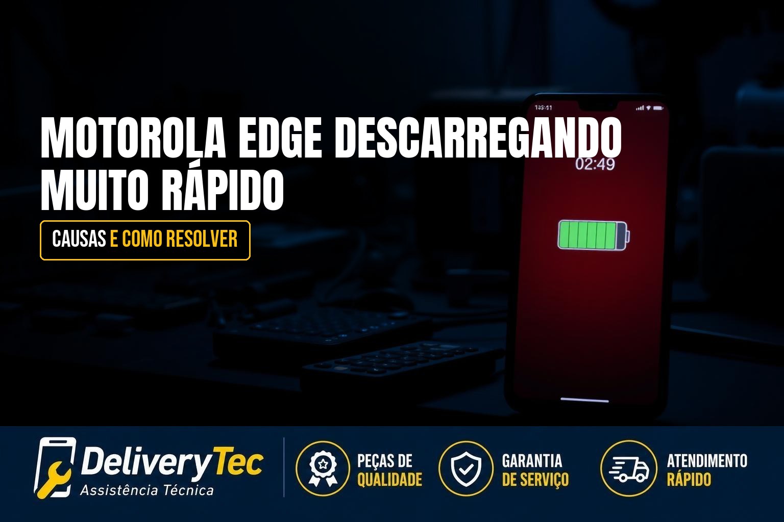 Motorola Edge Descarregando Muito Rápido? Veja as Causas e Como Resolver