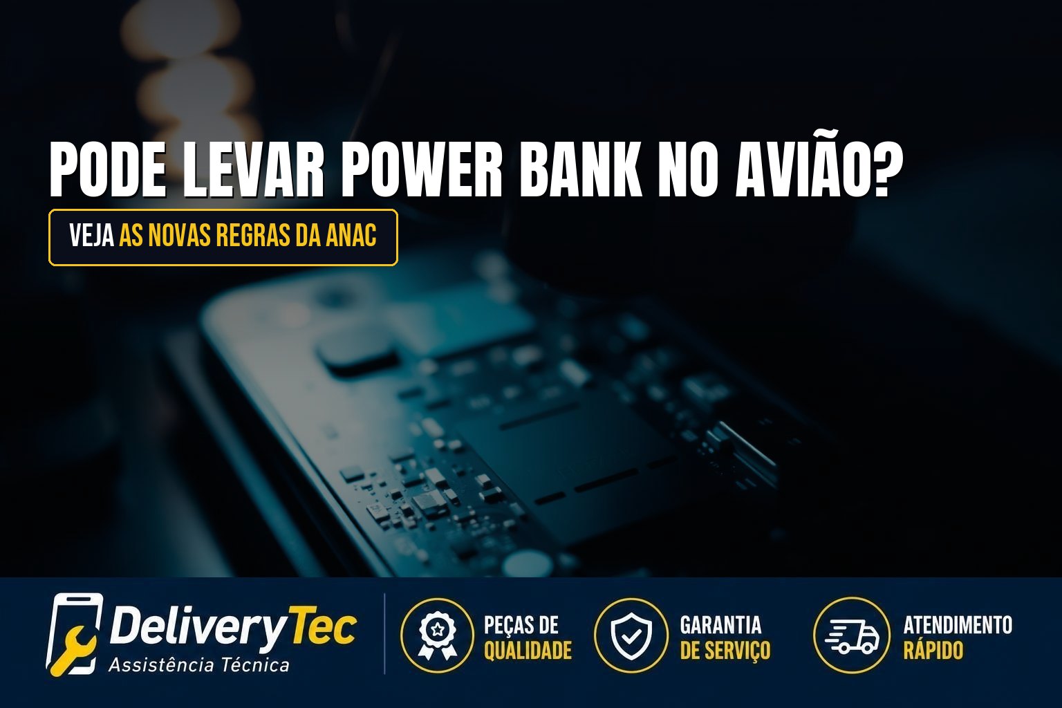 Pode Levar Power Bank no Avião? Veja as Novas Regras da Anac