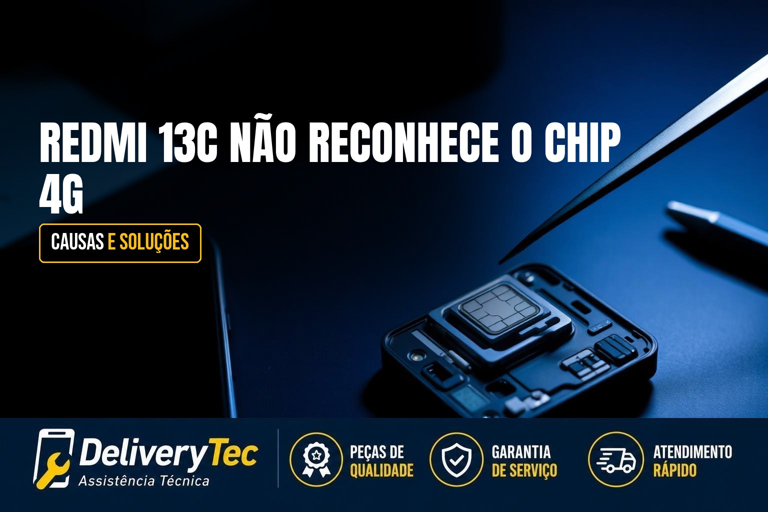 Redmi 13C Não Reconhece o Chip 4G? Causas e Soluções