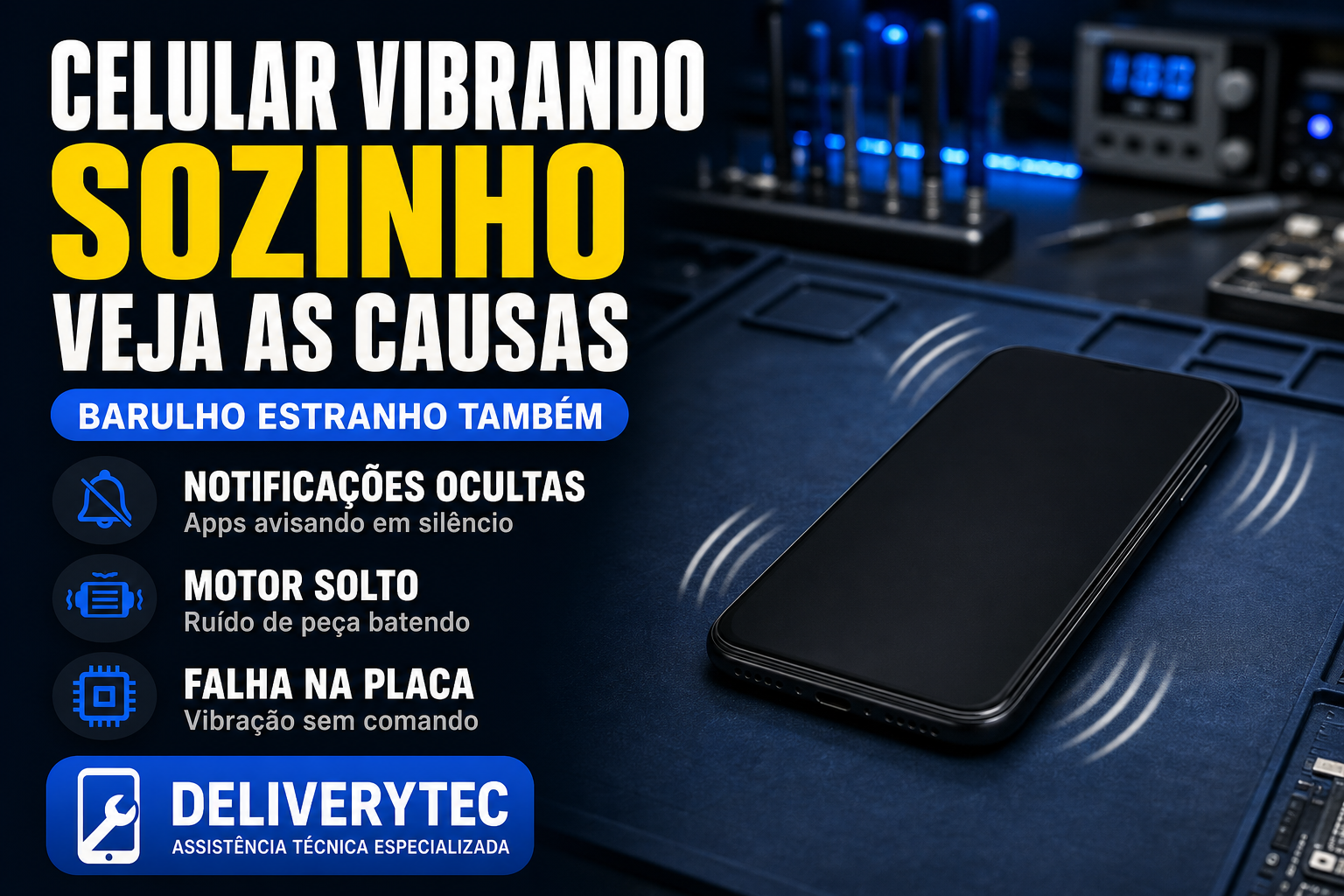 Celular Vibrando Sozinho ou com Barulho Estranho? Veja as Causas