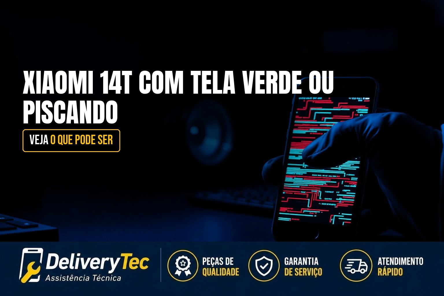 Xiaomi 14T com Tela Verde ou Piscando? Veja o que Pode Ser