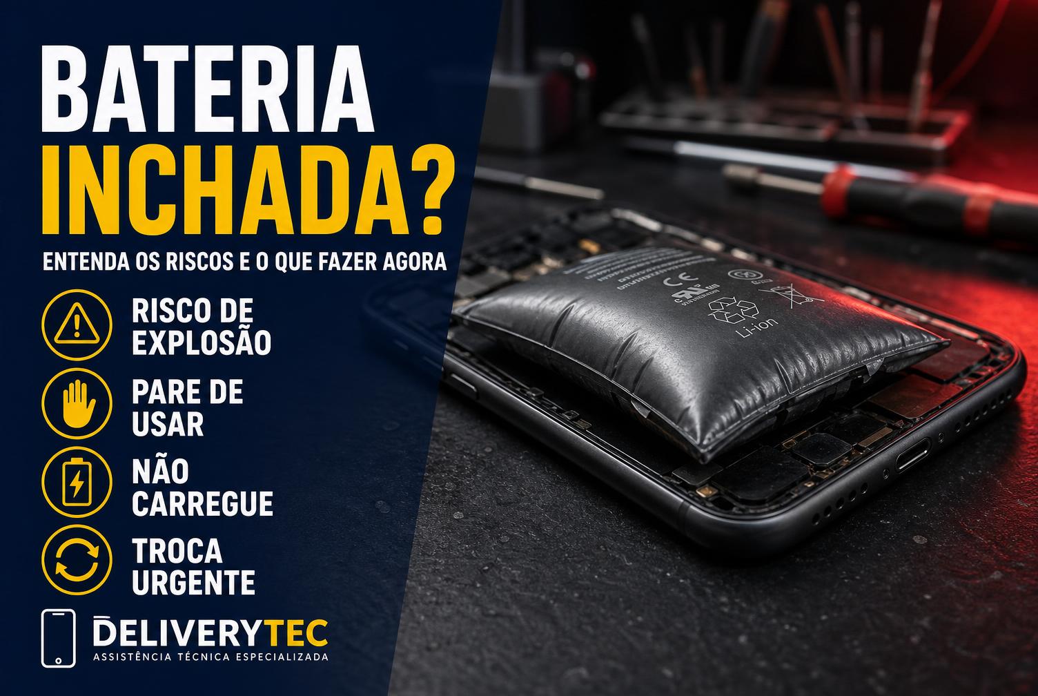 Bateria do celular inchando? Entenda os riscos e o que fazer com urgência