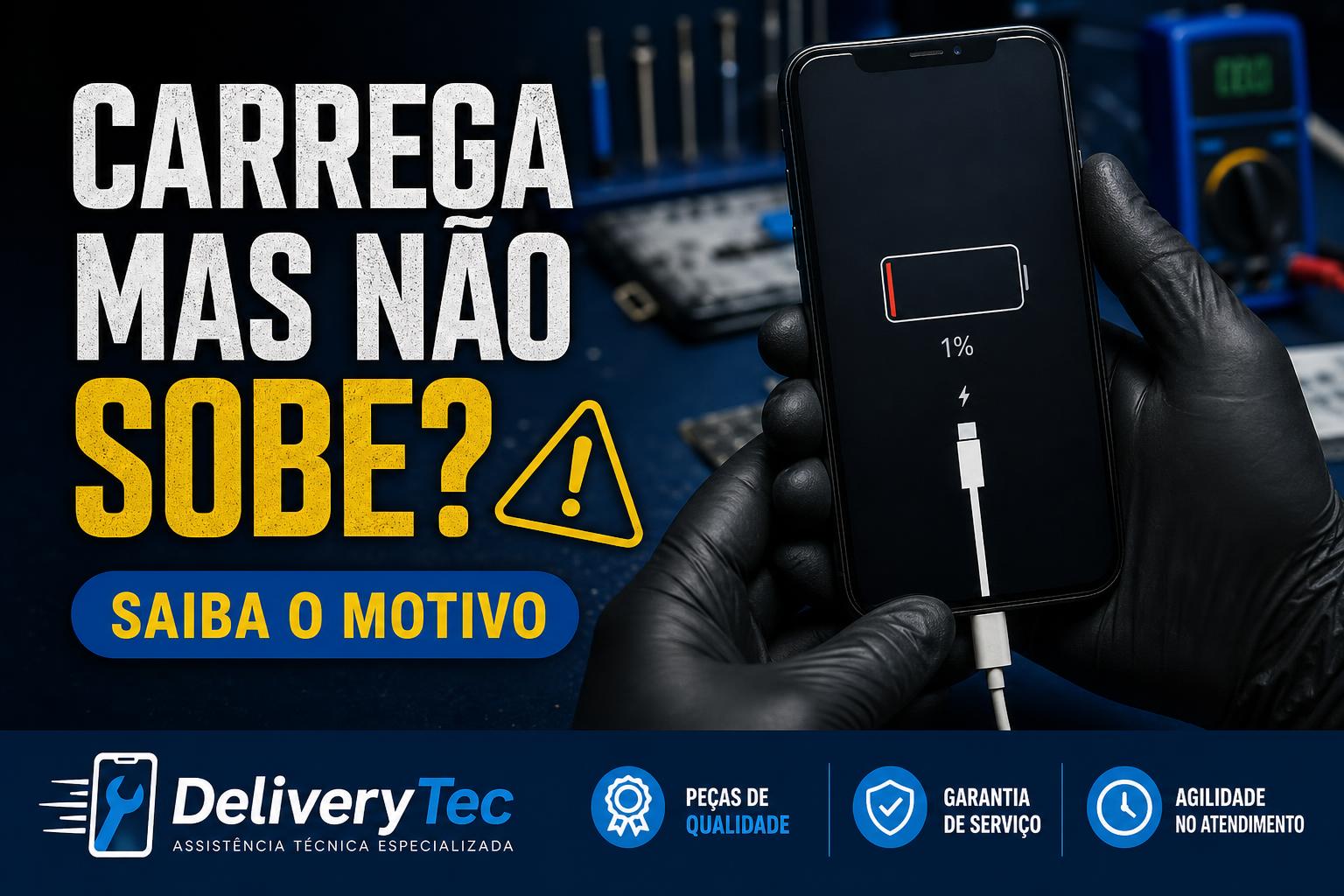 Celular aparece carregando, mas a bateria não aumenta? Saiba o que pode ser