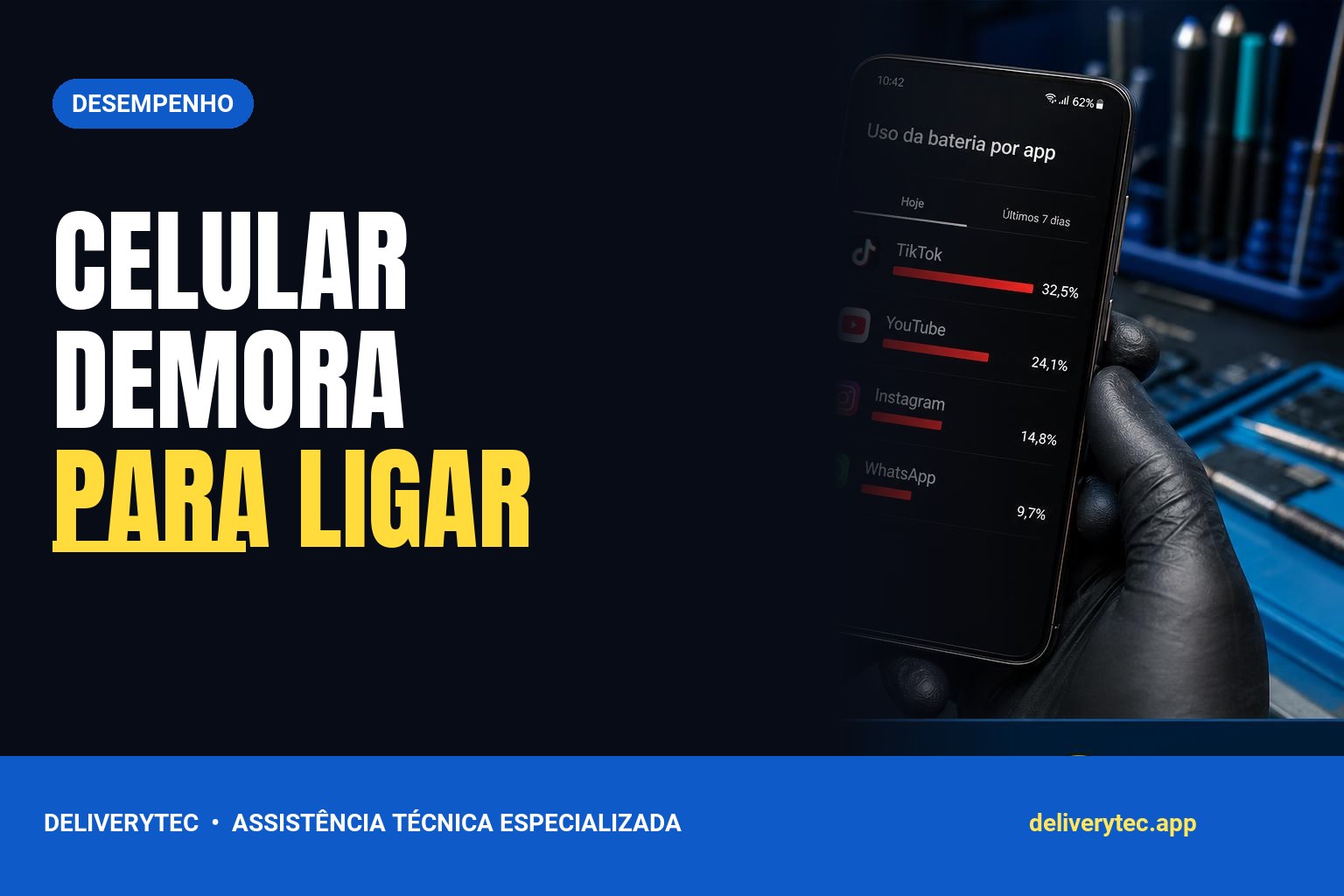 Celular demora para ligar? Descubra as principais causas e como resolver