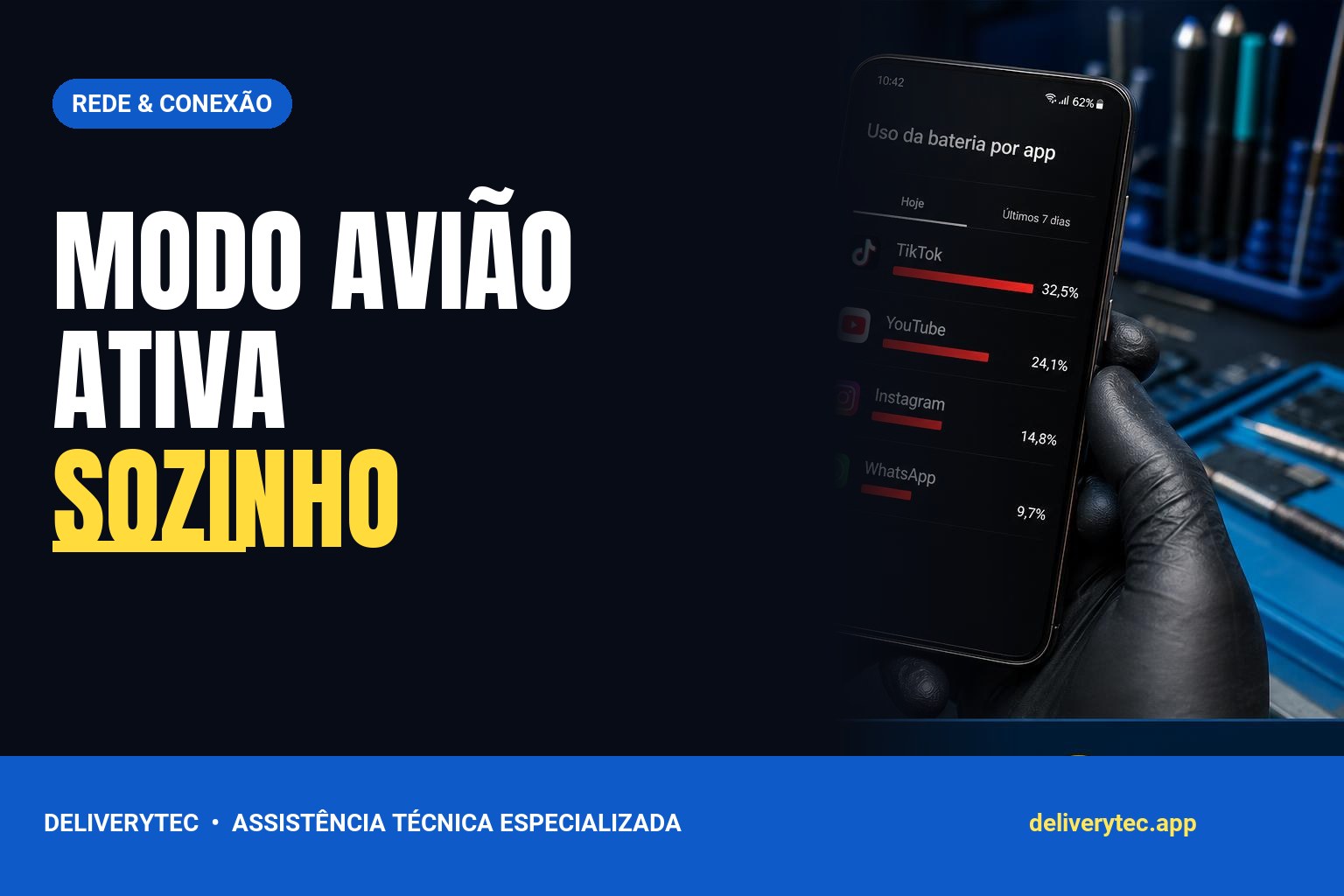 Celular entra em modo avião sozinho? Veja o que pode estar acontecendo