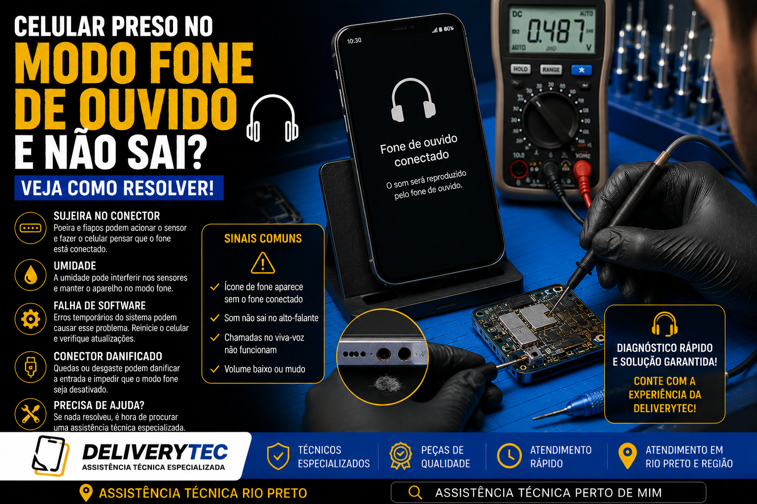 Celular entrou em modo fone de ouvido e não sai? Veja como resolver