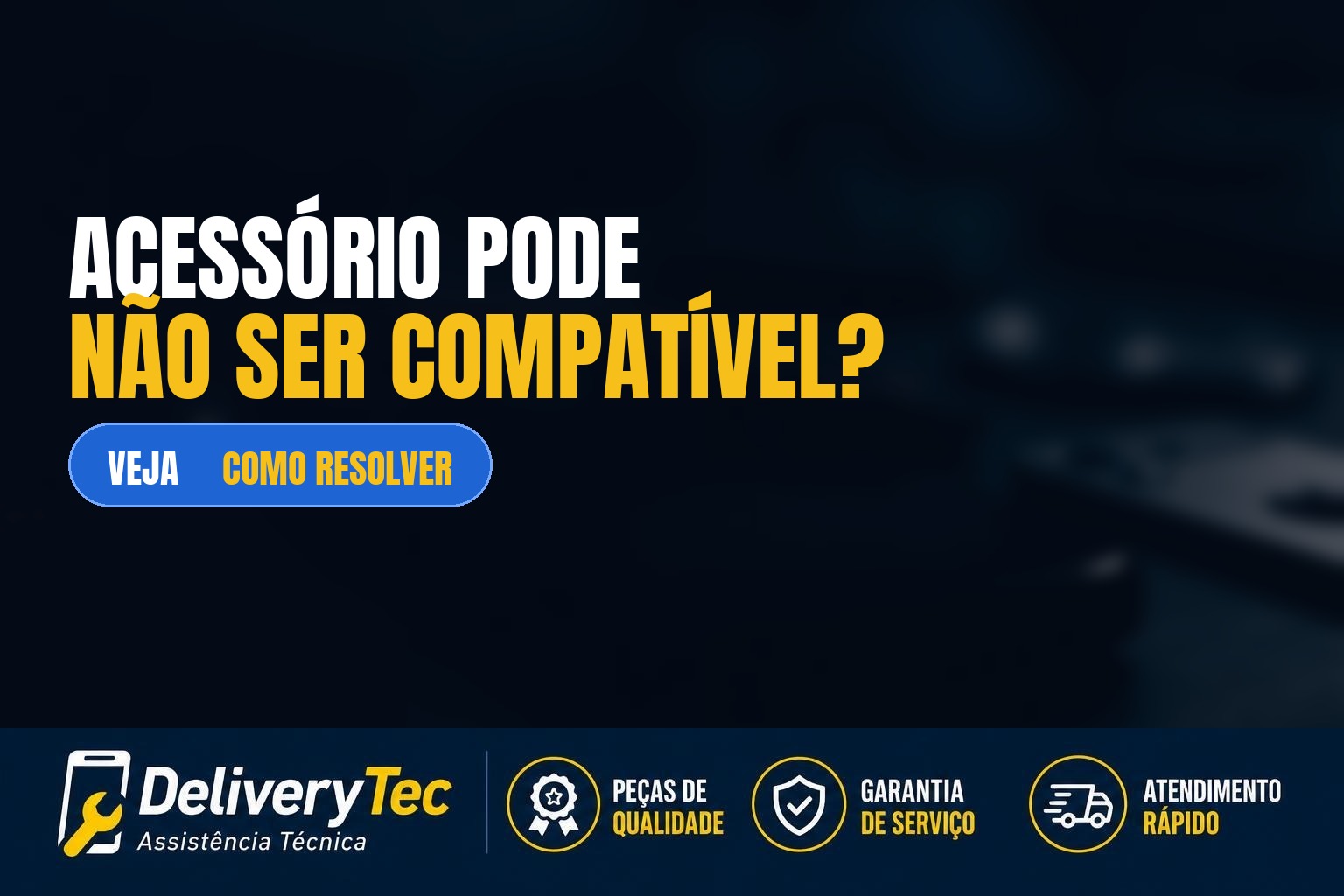 Celular mostra "Este acessório pode não ser compatível"? Veja como resolver