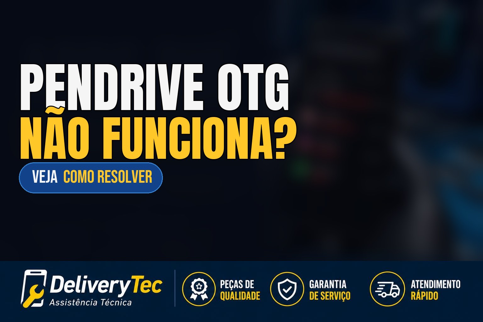 Celular não reconhece o pendrive OTG? Veja como resolver