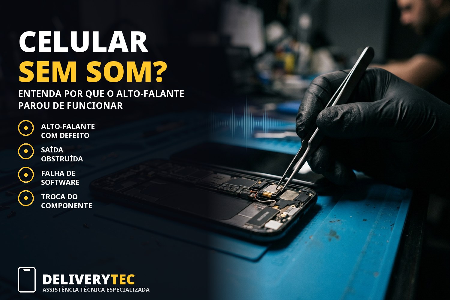 Celular sem som? Descubra por que o alto-falante parou de funcionar e como resolver