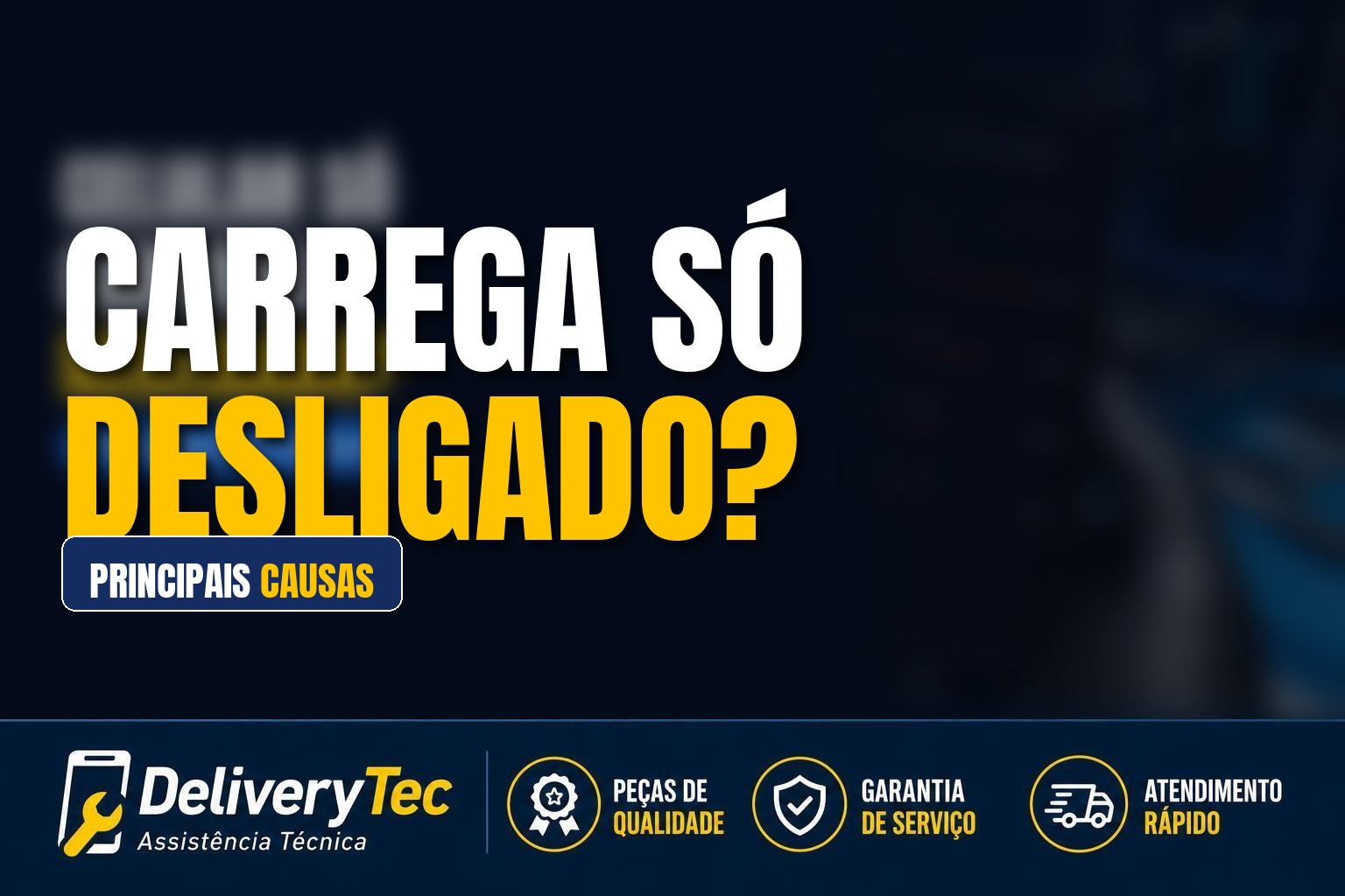 Celular só carrega desligado? Descubra as principais causas