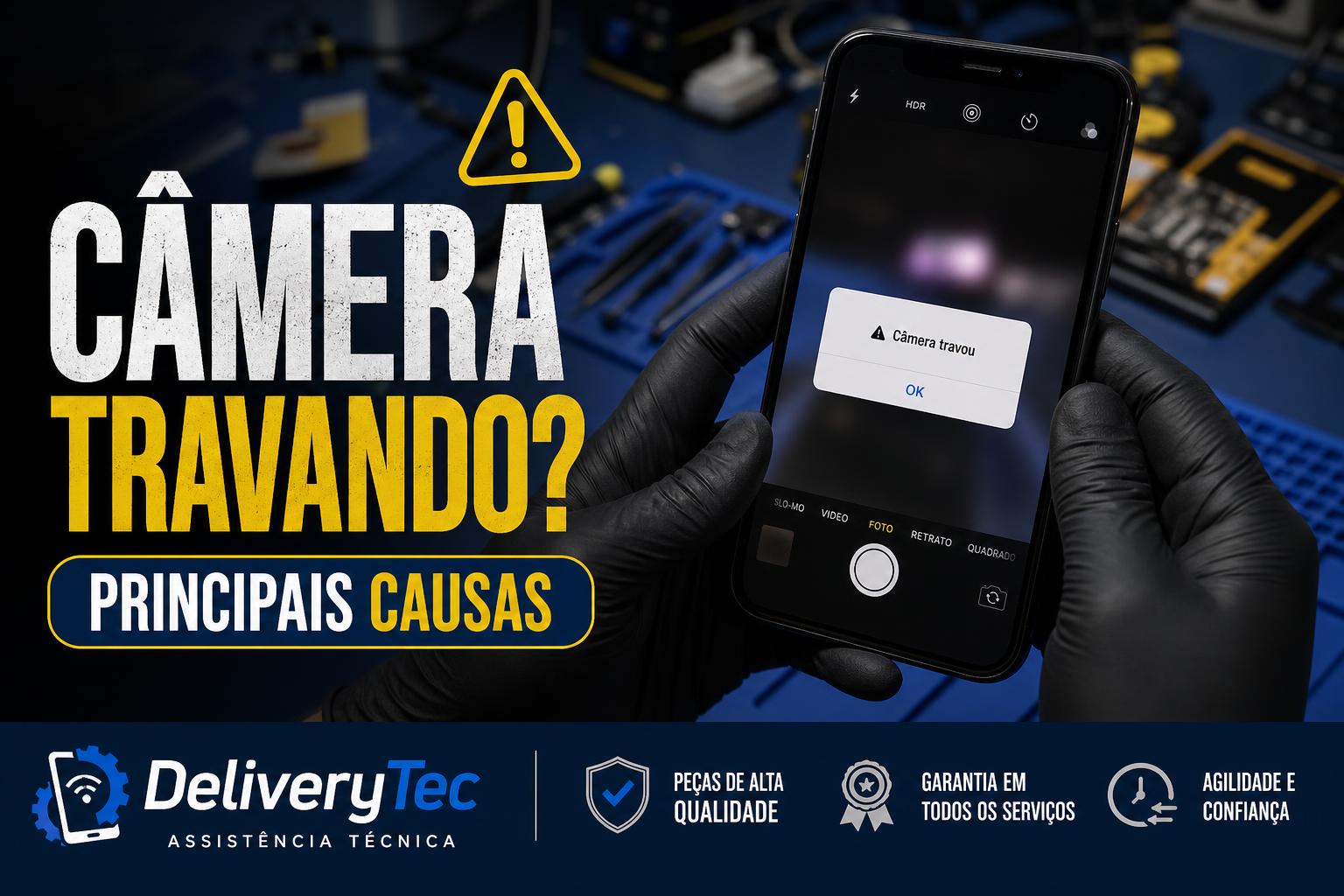Celular trava ao abrir a câmera? Descubra as principais causas