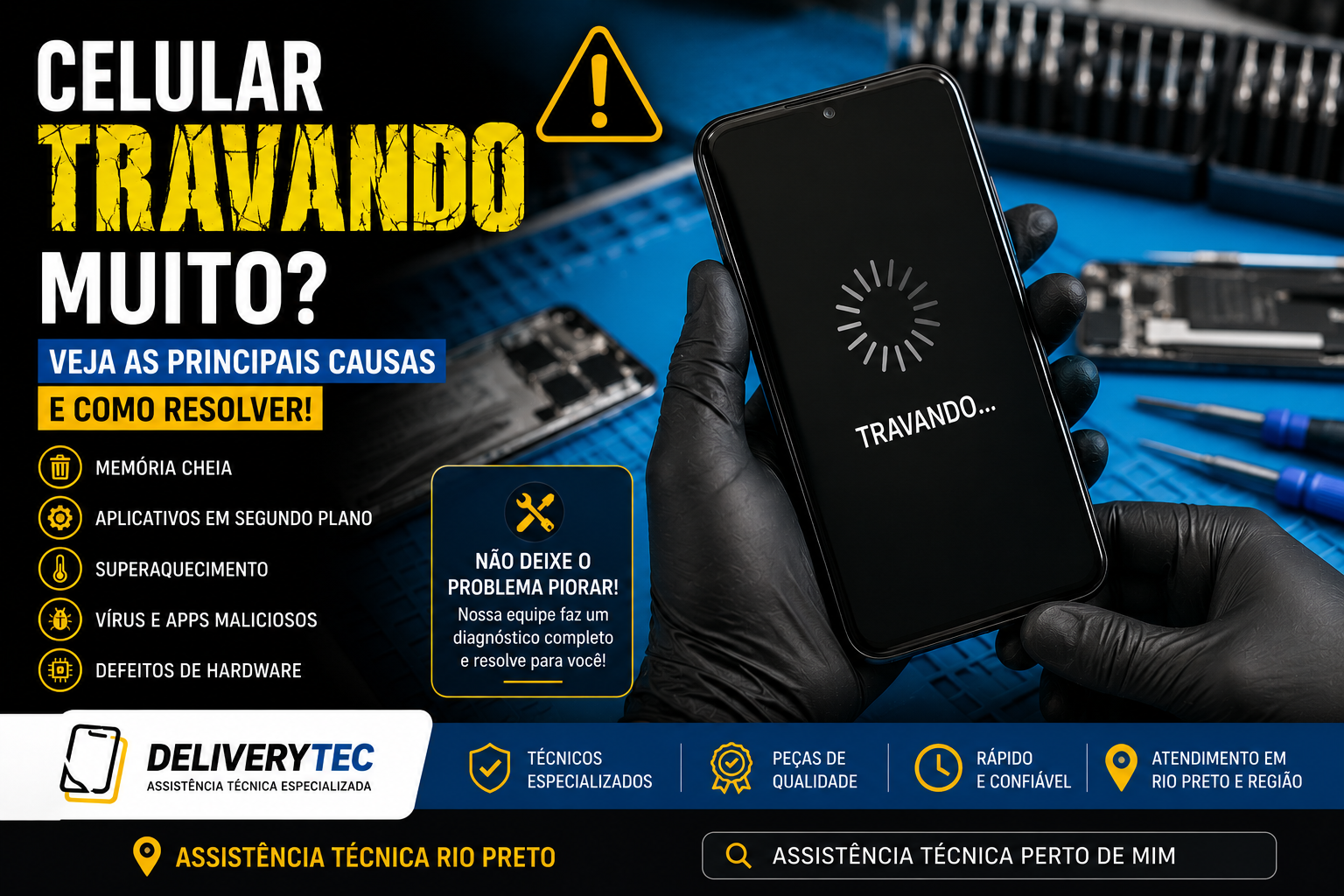 Celular travando muito? Veja as 12 principais causas e como resolver