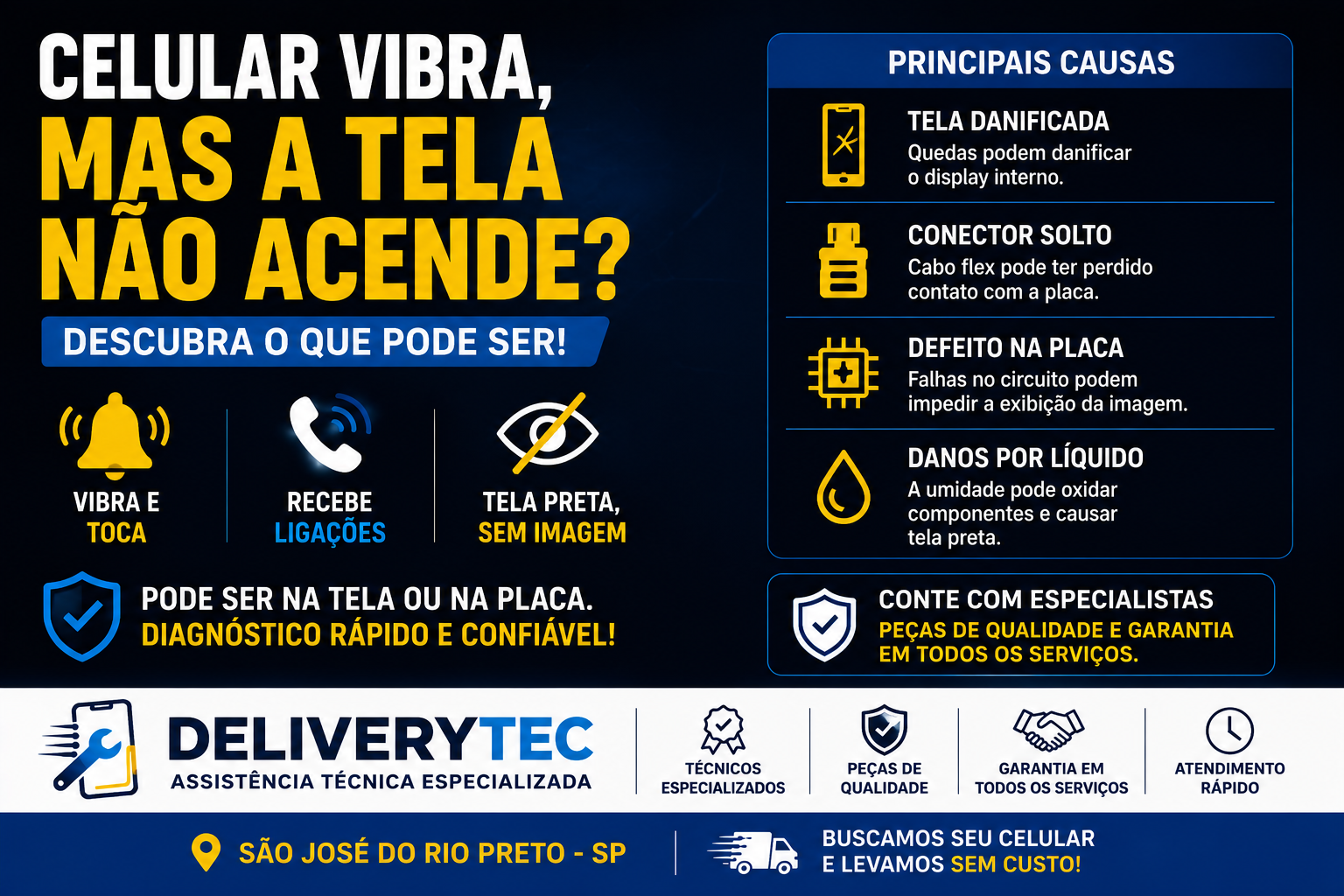 Celular vibra, mas a tela não acende? Descubra o que pode ser