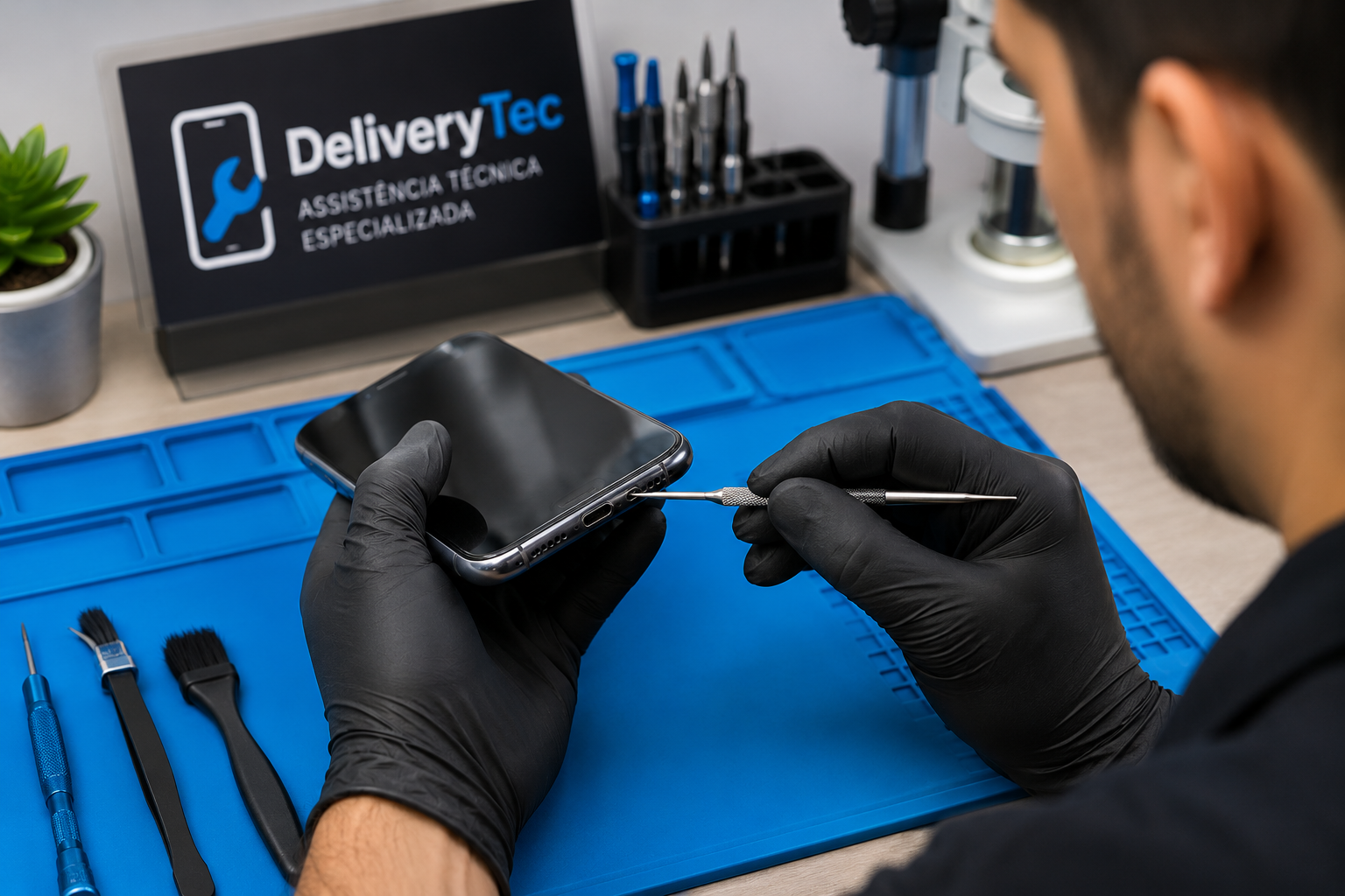 Como limpar a entrada de carregamento do celular sem danificar o aparelho