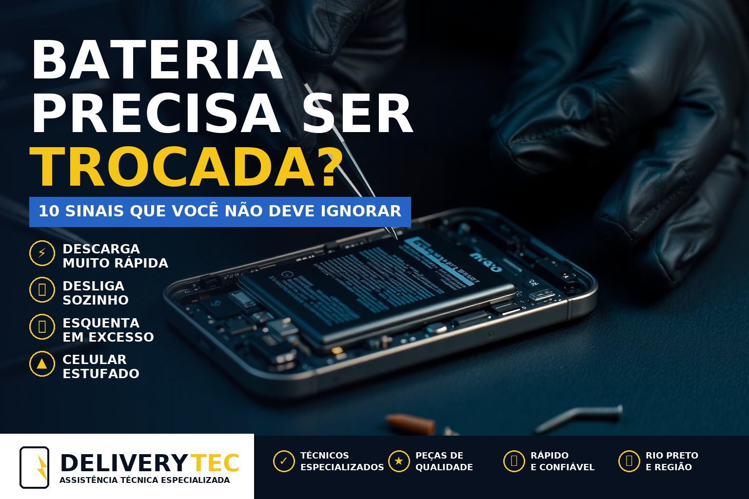 Como saber se a bateria do celular precisa ser trocada? 10 sinais que você não deve ignorar