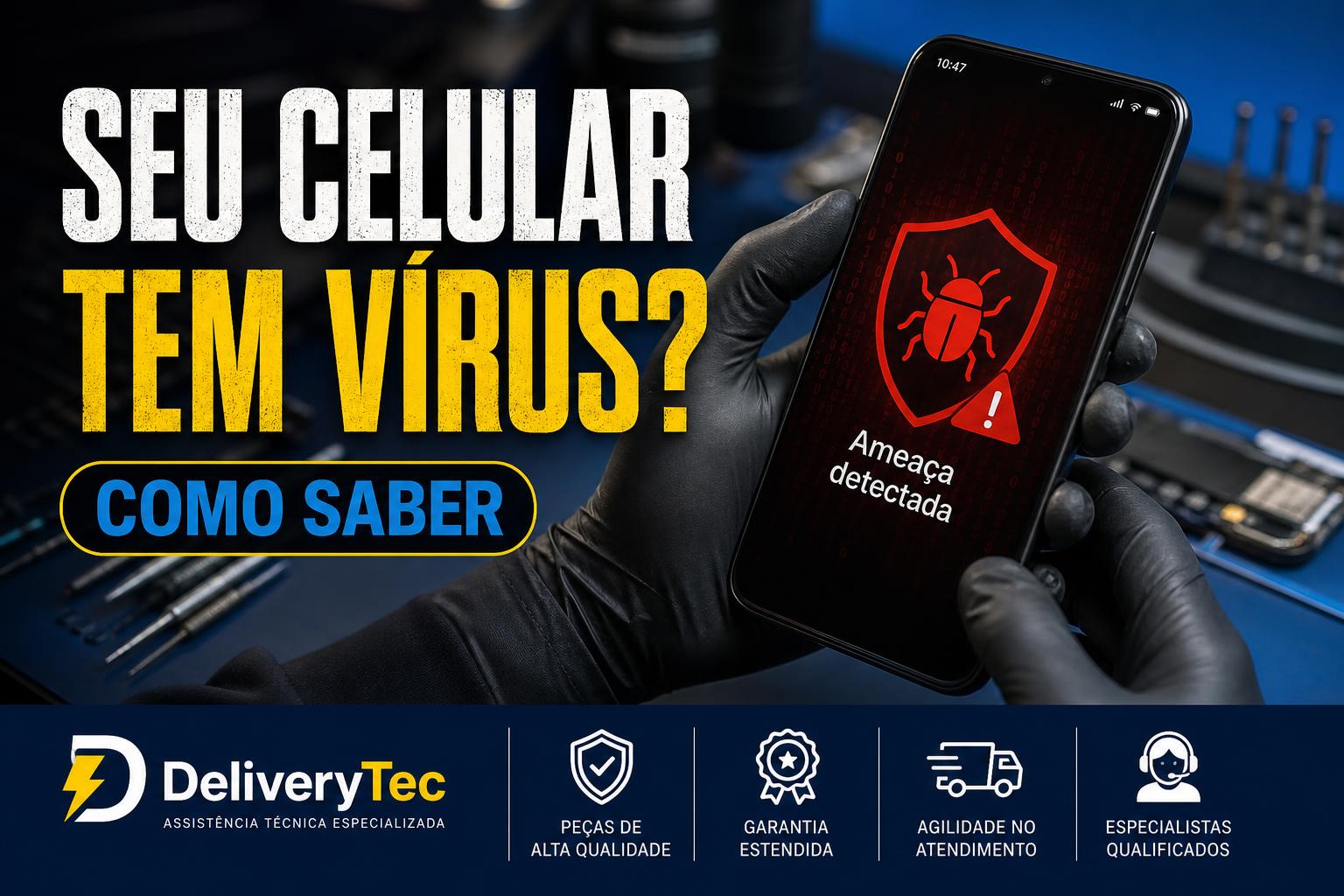 Como saber se meu celular tem vírus? 8 sinais claros