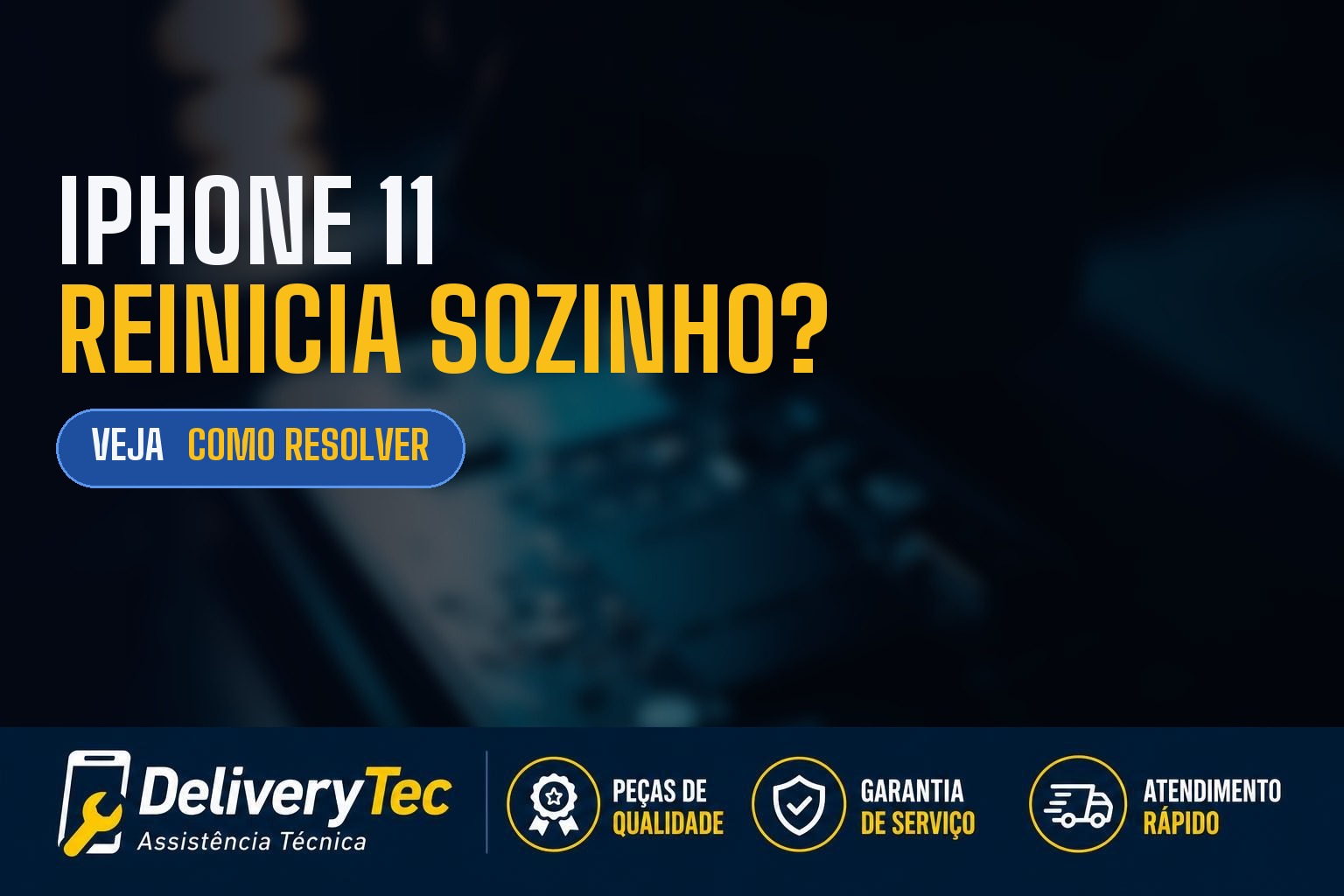 iPhone 11 reinicia sozinho? Descubra as principais causas e como resolver