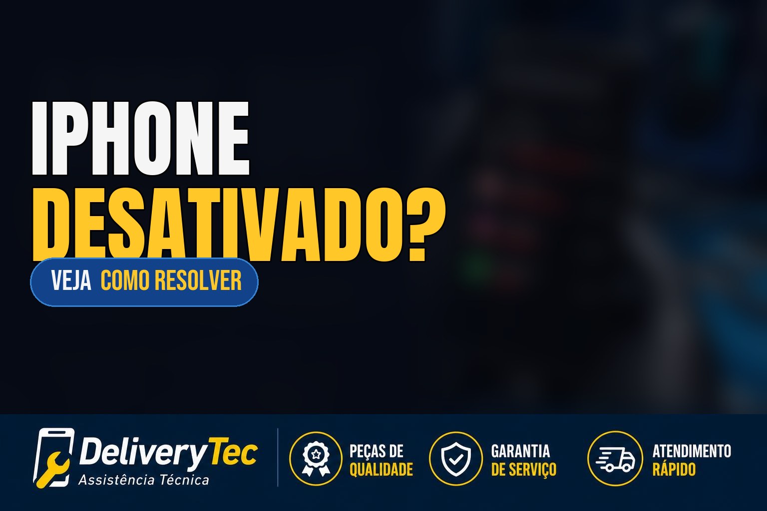 iPhone desativado? Veja o que significa e como resolver