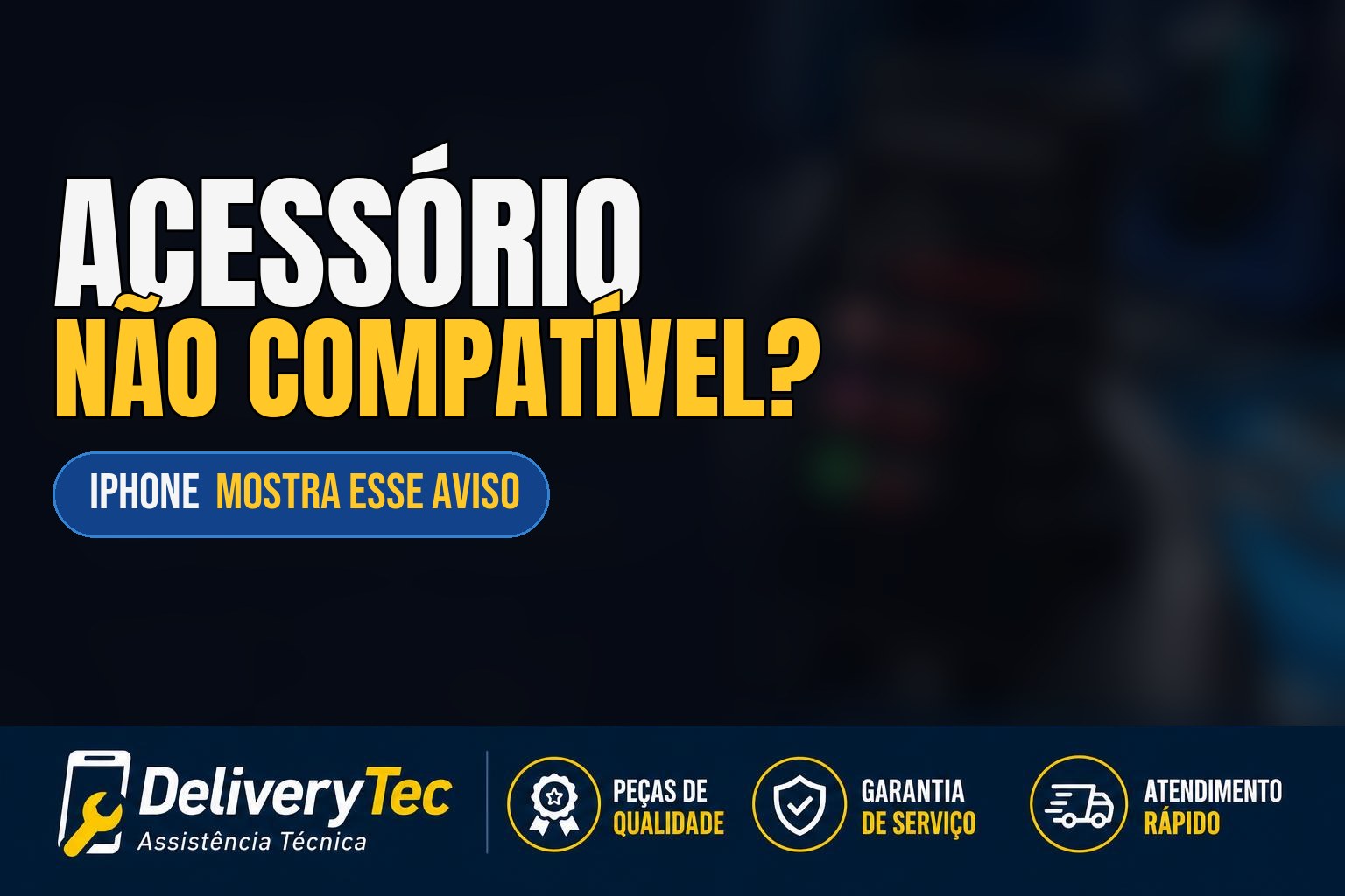 iPhone mostra "Acessório pode não ser compatível"? Veja o que fazer