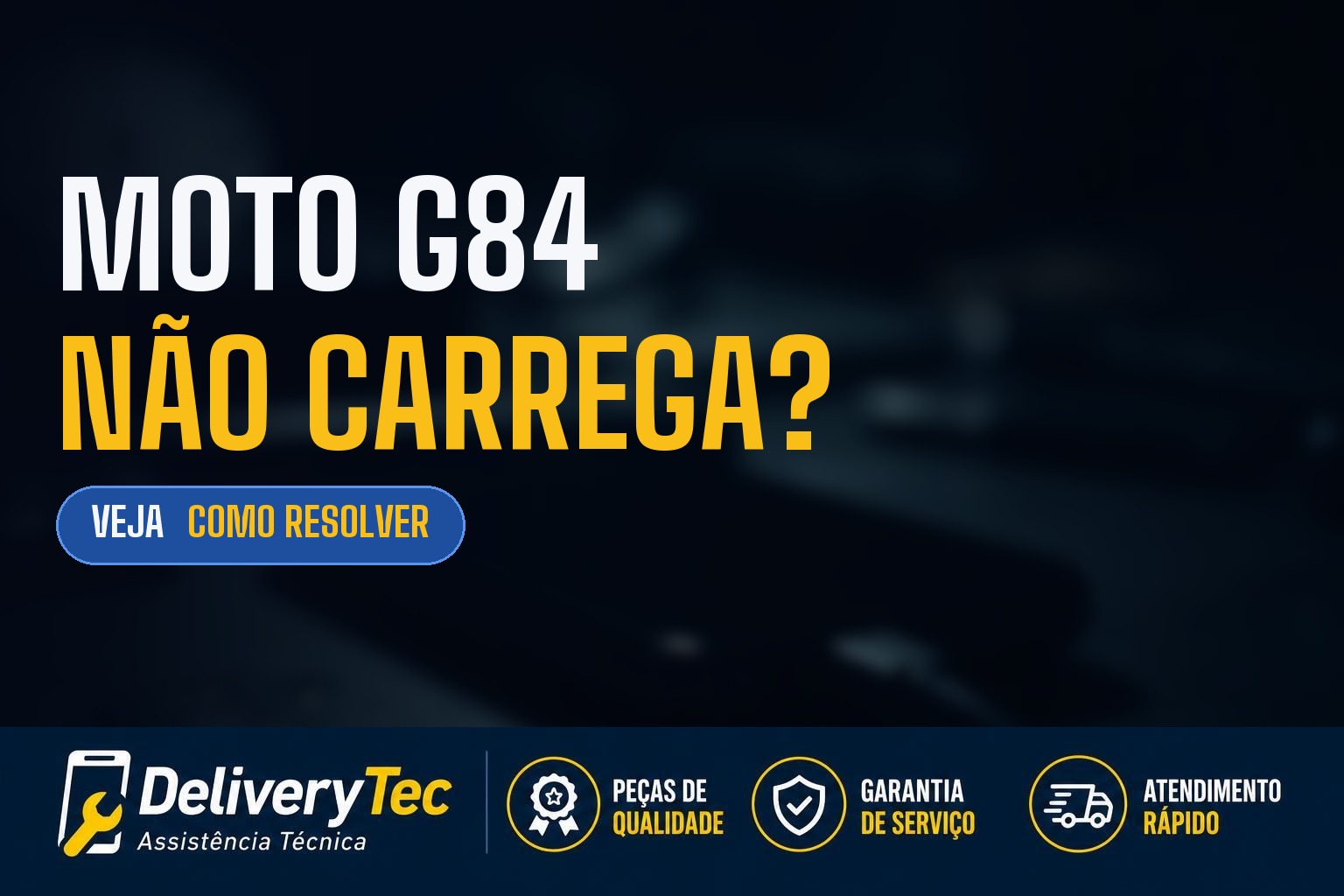 Moto G84 não carrega? Descubra as principais causas e como resolver