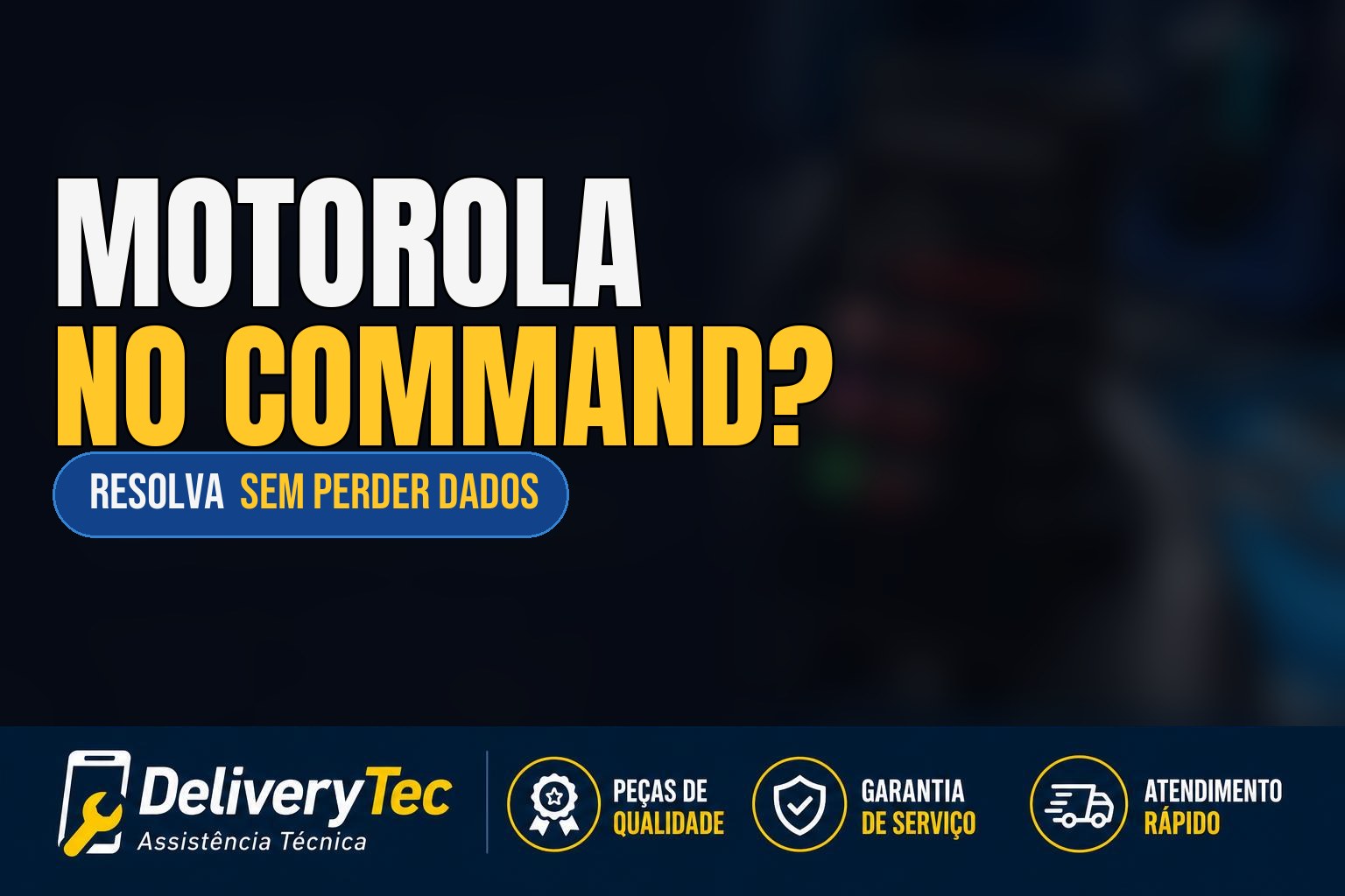 Motorola mostra "No Command"? Veja como resolver sem perder seus dados