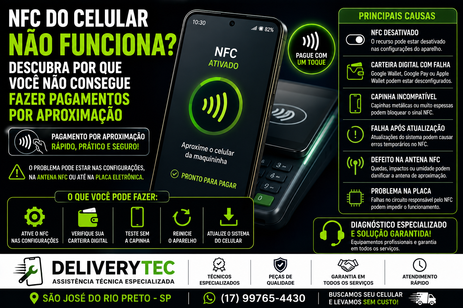 NFC do celular não funciona? Descubra por que você não consegue fazer pagamentos por aproximação