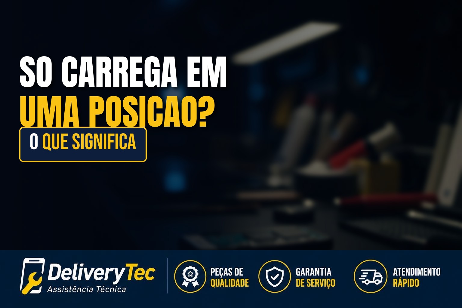 Cabo só carrega em uma posição? Veja o que isso significa