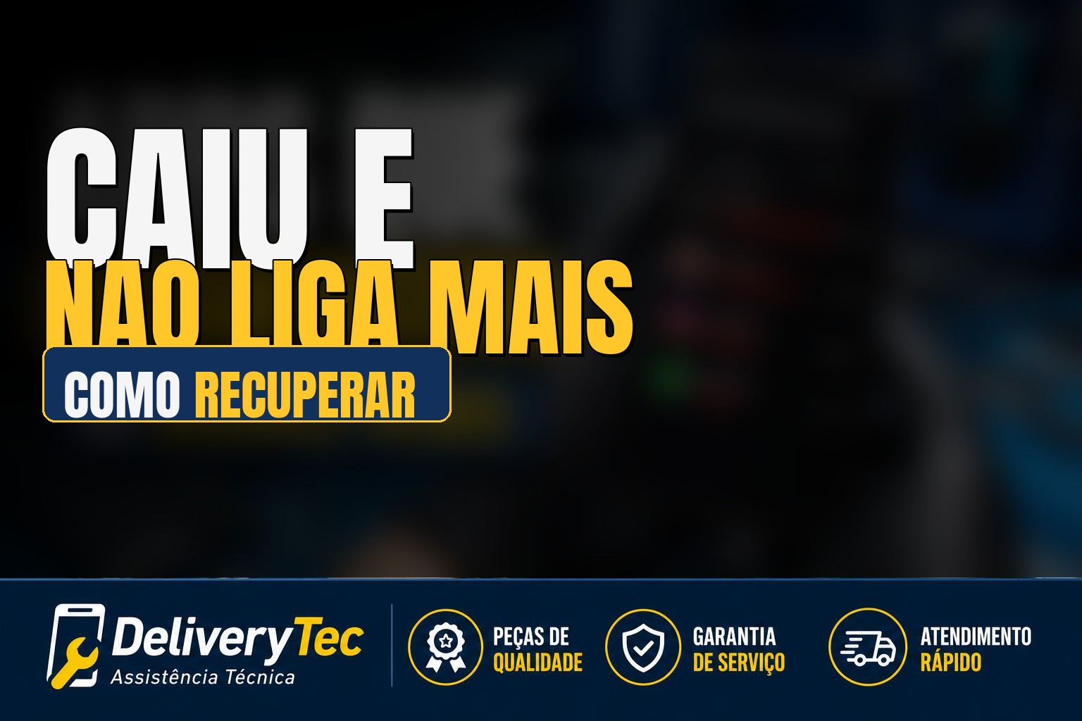 Celular caiu e não liga mais: o que fazer para tentar recuperar