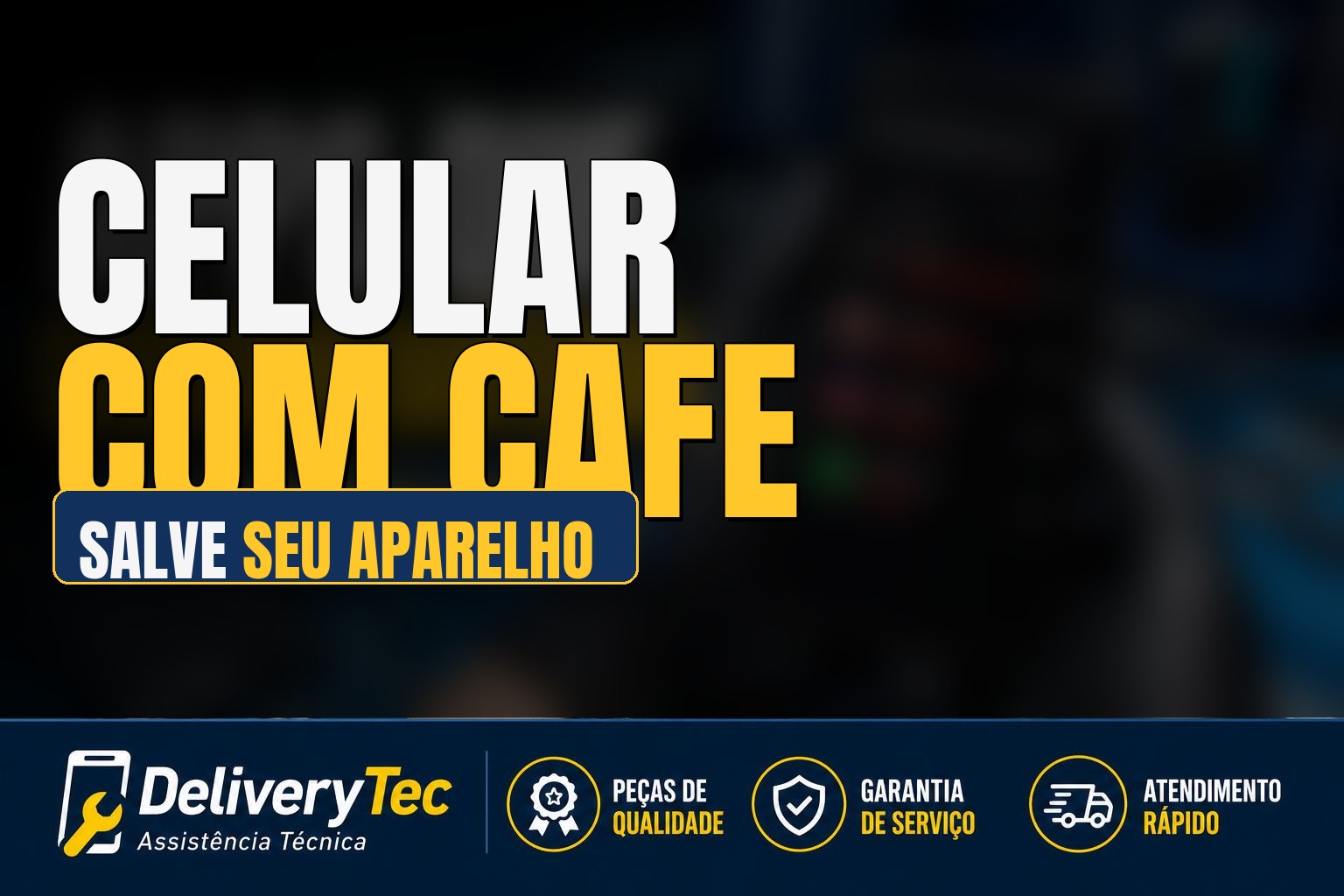 Celular molhado com café: o que fazer para salvar seu aparelho