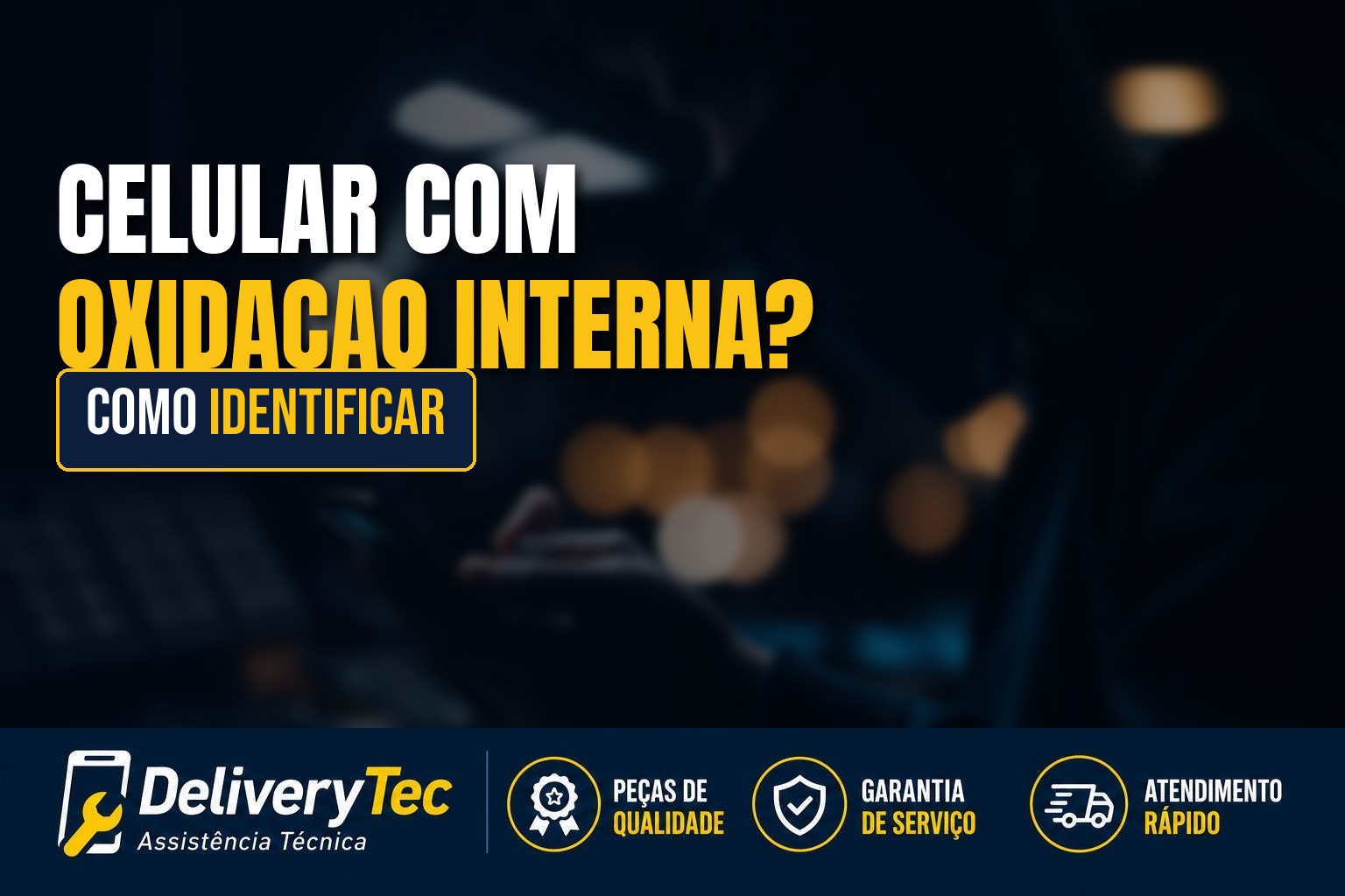 Como saber se o celular tem oxidação por dano de líquido?