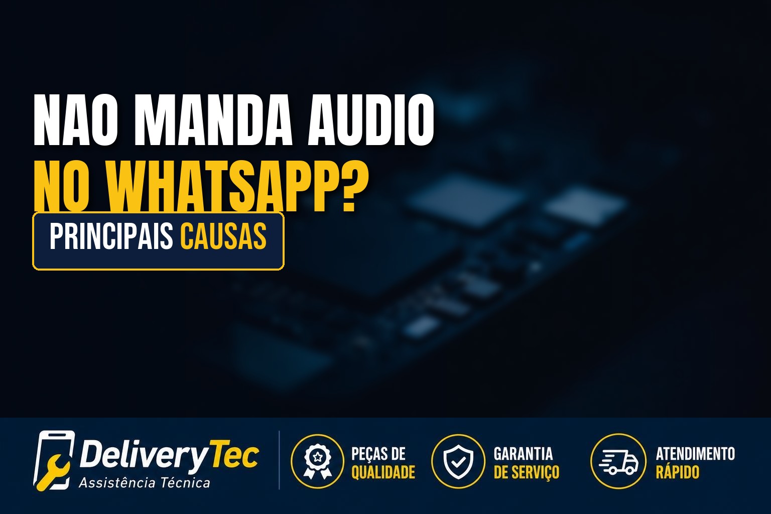 Não consigo mandar áudio no WhatsApp? Veja as principais causas
