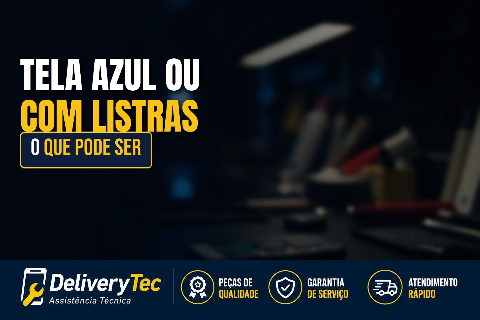 Tela do celular azul ou com listras? Veja o que pode ser